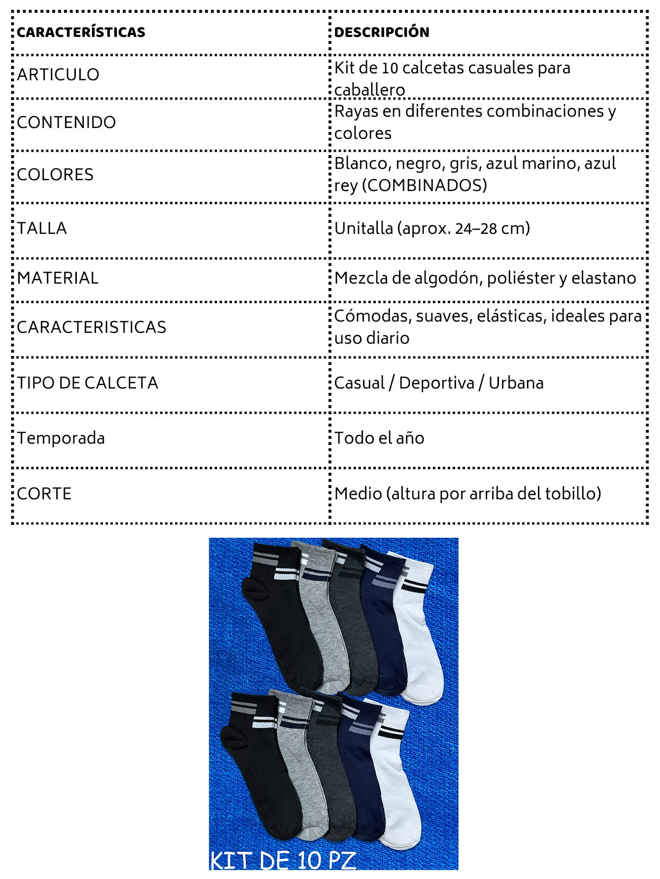 MB-07 KIT DE 10 2536